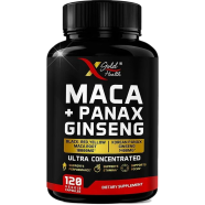 X Gold Health Maca PanaxGinseng Ultra Concentrated - 120 Capsules