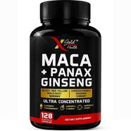 X Gold Health Maca PanaxGinseng Ultra Concentrated - 120 Capsules