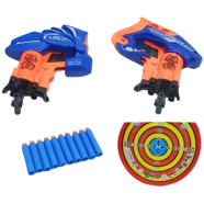 X-Power Rapid Fire Dart Blasting Air Shoot Plastic Toy Double GUN (nub_gun_double_njl_3824A) - Multicolor icon