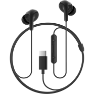 Xiaomi Type C In-Ear Earphones with 12.4 mm Drivers, HD Microphone, and IP54 Dust and Water Resistance (Black)