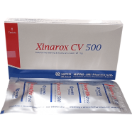 Xinarox Cv 500 mg, 125 mg Tablet 4'S Strip