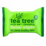 Xpel Tea Tree Facial Cleansing Wipes - 25wipes - 48229