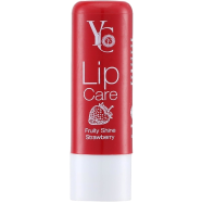 YC Lip Balm 3.8gm Fruity Shine Strawberry Lip Care With Vitamin E and Aloe Vera