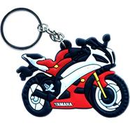 Yamaha Bike PVC Keychain Key Ring Red Rubber Motorcycle Bike Car Collectible Gift - (keyring_yamaha_bike)