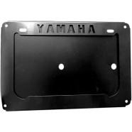 Yamaha Branded Metal Digital Box Type Registration Number Plate Holder Black 1Pcs icon