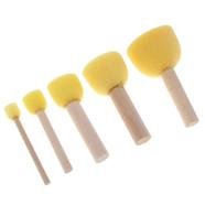 Yellow Foam Brush set