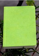 Tent Series Yellowish Page Hand Made Green Cover Notebook