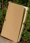 Tent Series Yellowish Page Hand Made Kraft Cover Notebook