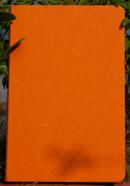 Tent Series Yellowish Page Hand Made Orange Cover Notebook