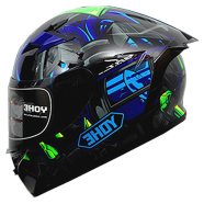 Yohe Black Blue Fluo Glossy - 978-2-71