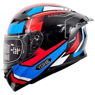 Yohe Black Red Blue Glossy - 978-2-62 B