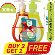 Yusera Hand Wash 300 ml Lemon Plus Mango (Buy 2 Get 1 Hand Wash Refill 170 ml Free) icon