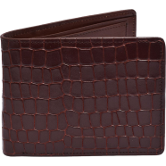 ZAYS Premium Handcrafted Crocodile Embossed Leather Bifold Wallet for Men And Women | Super Slim Durable Stylish Short Wallet
