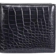 ZAYS Premium Handcrafted Crocodile Embossed Leather Bifold Wallet for Men And Women | Super Slim Durable Stylish Short Wallet 