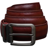 Zays Handcrafted Genuine Leather Belt For Men Dash Premium Quality Comma Adjustable Comma Stylish And Durable Vertical Bar Best Formal And Casual Leather Belt In Bangladesh Dash ZMB129