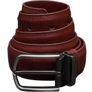 Zays Handcrafted Genuine Leather Belt For Men Dash Premium Quality Comma Adjustable Comma Stylish And Durable Vertical Bar Best Formal And Casual Leather Belt In Bangladesh Dash ZMB133