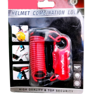 Zentorack Branded Lightweight Helmet Lock – 3-Digit Combination, Keyless, Strong Cut Resistance, Multipurpose For Helmets, Bags, And Luggage image