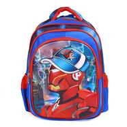 Zip It Good Iron Man School Bag For Kids - Blue And Red