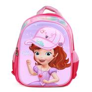 Zip It Good Princess Sofia Disney Princess Purple Color Kids Backpack School Backpack With LED Light 14 Inch
