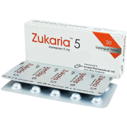 Zukaria 5 mg Sublingual Tablet – 10's Strip icon