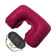  3 in 1 Travel Pillow Set Earplug, Eye Cover Any Color