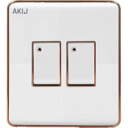  Akij Delight 2 Gang 1 Way Switch