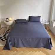  Comfort Solid Colors Double Size Luxury Soft 3 Pcs Bed Sheets Set image