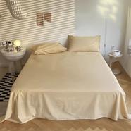  Comfort Solid Colors Double Size Luxury Soft 3 Pcs Bed Sheets Set image