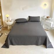 Comfort Solid Colors Queen Size Luxury Soft 1 Pcs Bed Sheet and 2 Pcs Pillow Covers icon