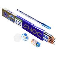  Doms X1 Super Dark Pencil Free Sharpner and Eraser