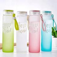  Hello Master Frosted Glass Drinking Water Bottle 500 ml 