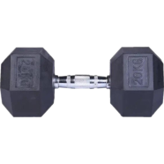  Hex Dumbbell - Black -20kg 