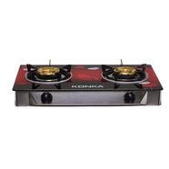  KONKA KGLPG604-2D Gas Stove -glass Top Double Burner (lpg)