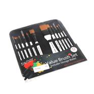  Keep Smiling Artists Painting Value Brush Set of 12 with Zip cover