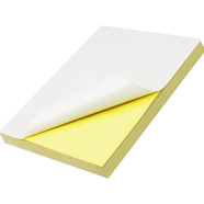  Premium Quality White Glossy Self Adhesive Sticker Paper- 50 Pcs