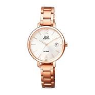  Q And Q Superior date steel watch for Ladies - S325J011Y 