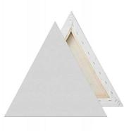  Triangle Canvas White- 12 inc