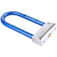  U Shape Motorcycle Bicycle Door Lock Alloy Made Anti-Theft Anti-Corrosion Cylinder China Lock For Bike Random Color 1Pcs image