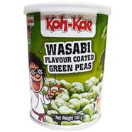 Koh-kae Wasabi Flavor Coated Green Peas - 100 gm - KOWGRPE-100GM