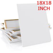  White Canvas- 18/18 inch