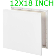  White Canvas Size : 12/18 inch