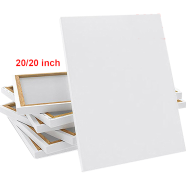  White Canvas Size : 20/20 inch