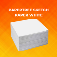  White Sketch paper (120gsm A4) - 50 pcs