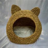  Pet Cat Wicker House Panda Shaped