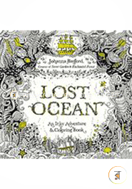 Lost Ocean: An Inky Adventure and Coloring Book for Adults