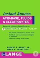 Lange Instant Access Acid-Base, Fluids and Electrolytes (Paperback)