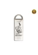 Teutons Metallic Knight Finder - 16GB (Silver) Flash Drive