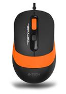 A4Tech FM10 Fstyler Wired Optical Mouse Black Orange