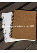 Executive Series Kraft and White Cover Spiral Notebook 2-Pack