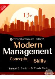 Modern Management: Concepts and Skills